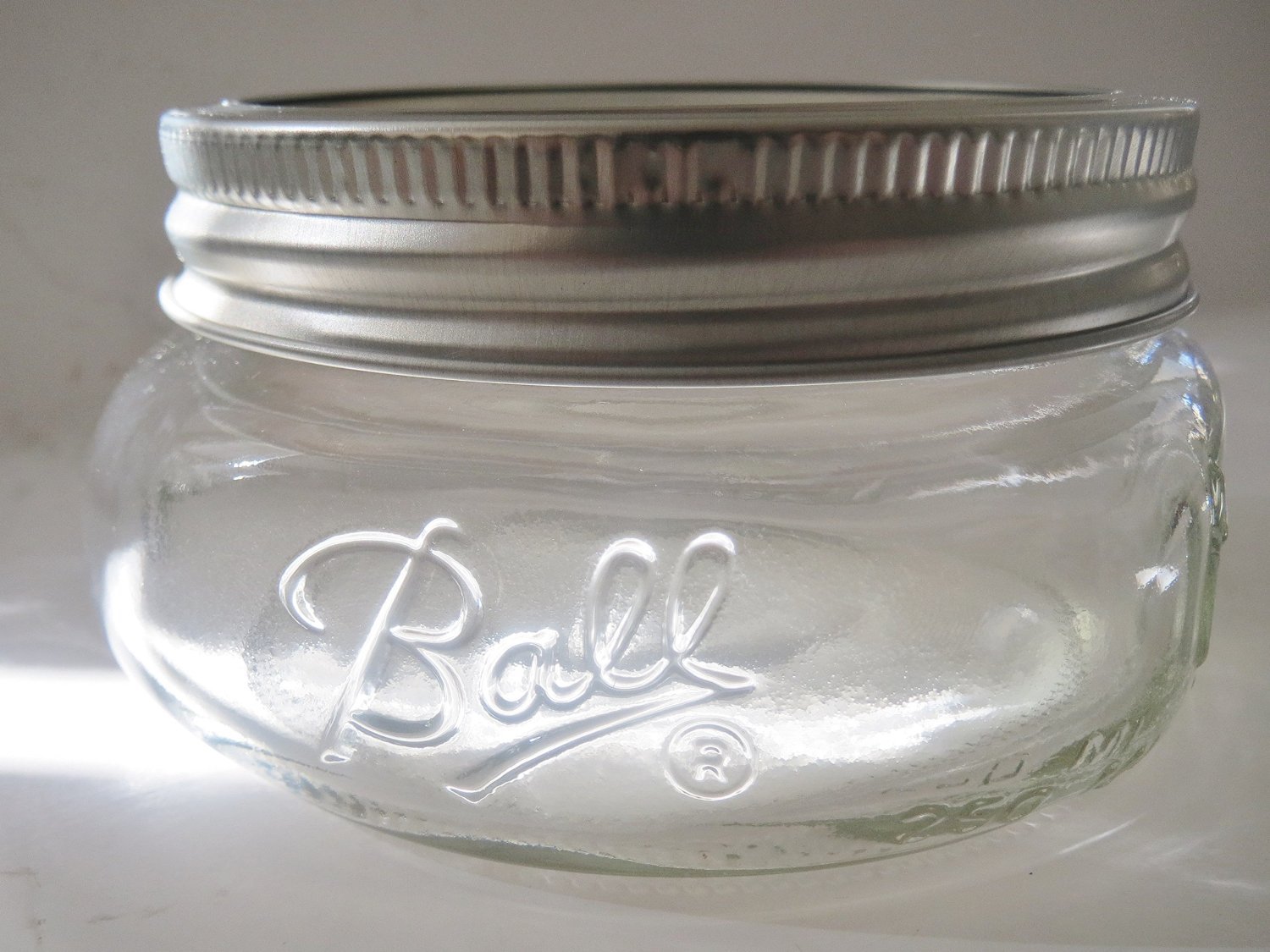 Mason Ball Jar8 oz. Wide Mouth "Squatty" Collection Elite SeriesSet