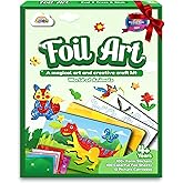 ZMLM Arts Crafts Gifts for Kids: Foil Art for 4 5 6 7 8 9 10 Year Old Girls and Boys - Foil Arts & Crafts Gifts for Kids - Li