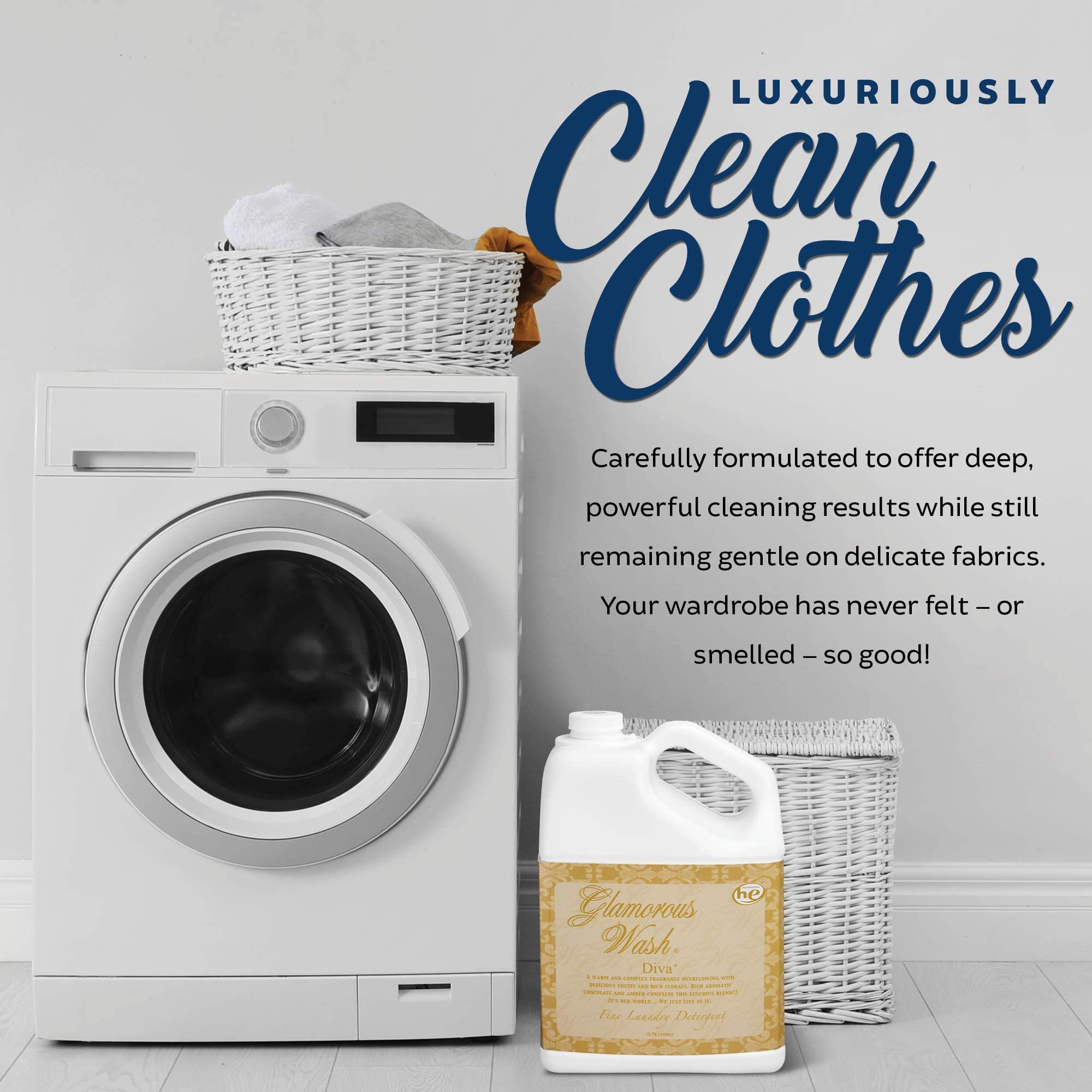 Tyler DIVA Glamorous Wash Laundry Detergent 1 Gallon With Olivi