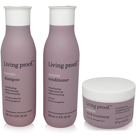 Buy Living Proof Restore 3 Item Value Set 1 Shampoo 8 Ounce 1