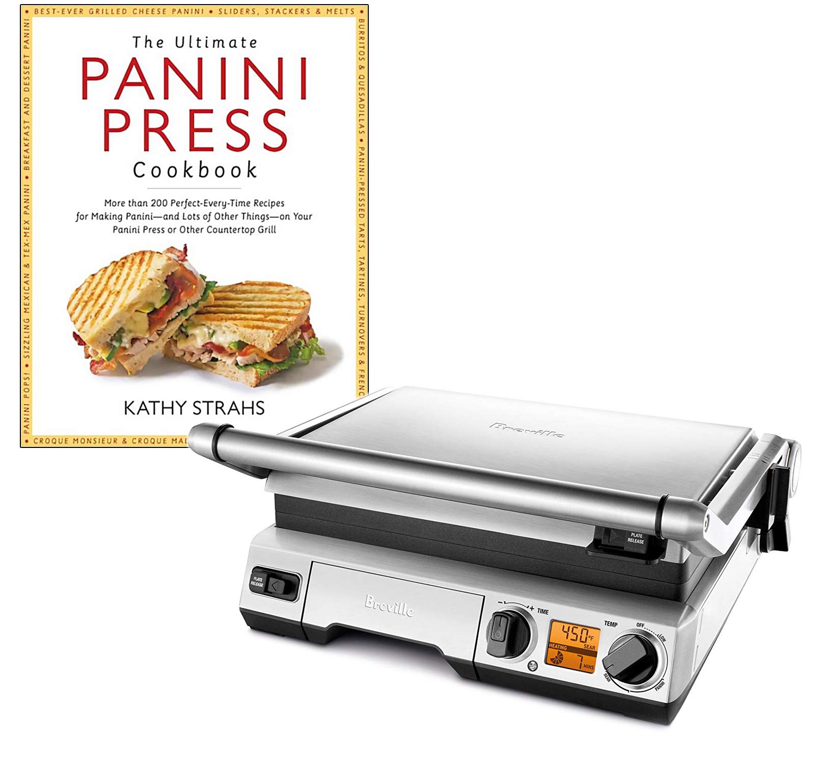 Breville BGR820XL Smart Gril Bundle with"The Ultimate Panini Press