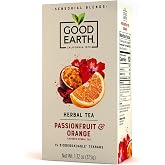 Good Earth Sensorials Passionfruit &amp; Orange Herbal Tea 15 ct Box