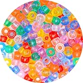 Eppingwin Beads and Bead assortments (1000 Pony Beads-Transparent Mixed)&hellip;
