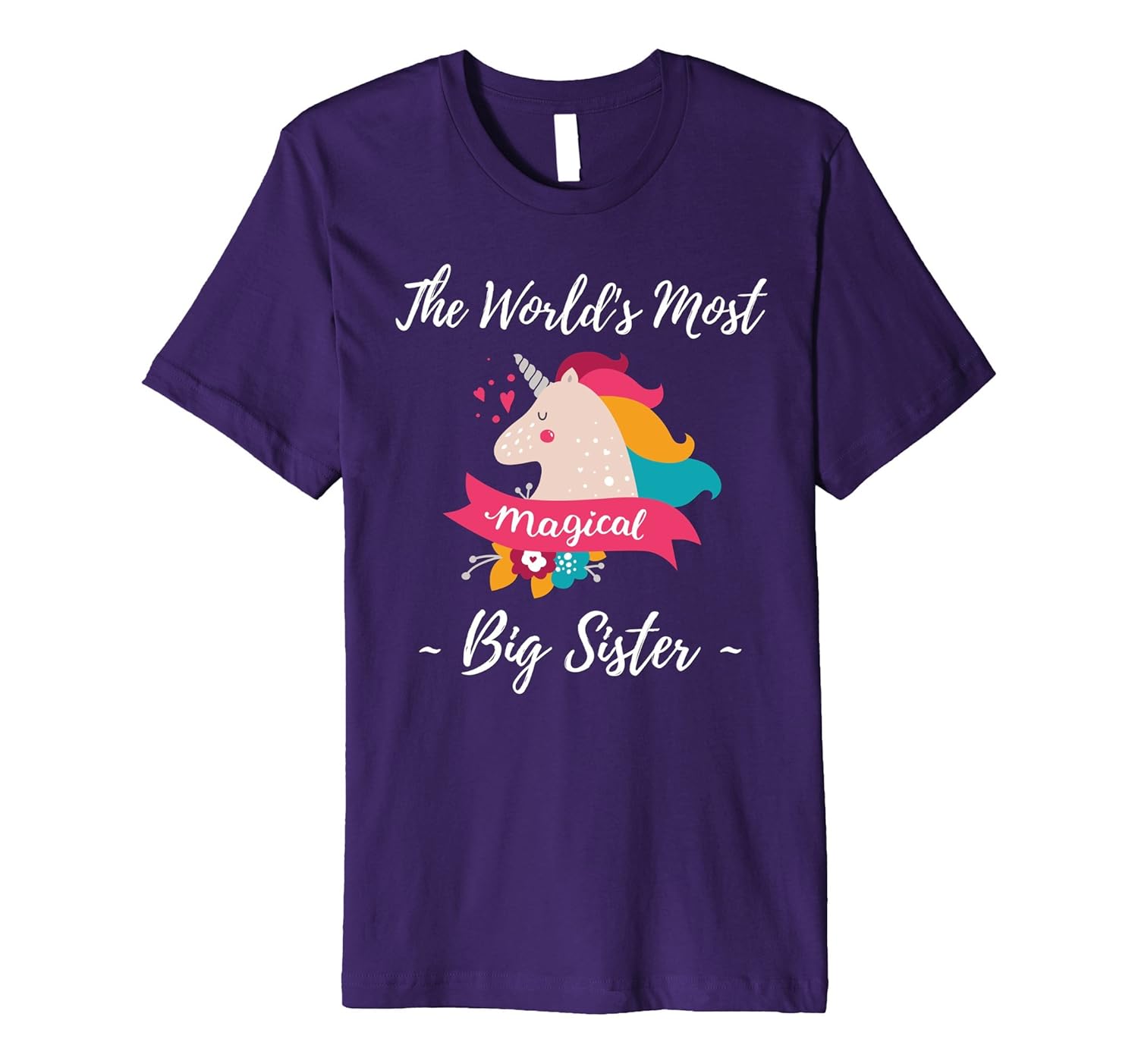 Magical Unicorn Big Sister Gifts Cute Big Sister T Shirts Teevkd