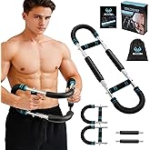 MAIDOMA Twister Arm Trainer, 20-60lb Adjustable Chest Workout Equipment, Shoulders and Forearms Muscle Enhancing Fitness Equipment for Home Gym