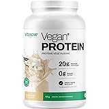 Vitasave Vegan Protein Powder - 20g Plant Based Protein Powder | Pea Protein Powder 750g Tub, Soy Free, Gluten Free, Dairy Fr