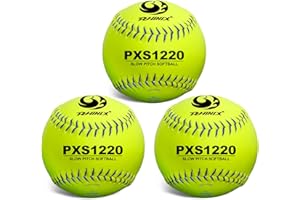 PHINIX Softball Official Size and Weight for Practice Recommended for Training