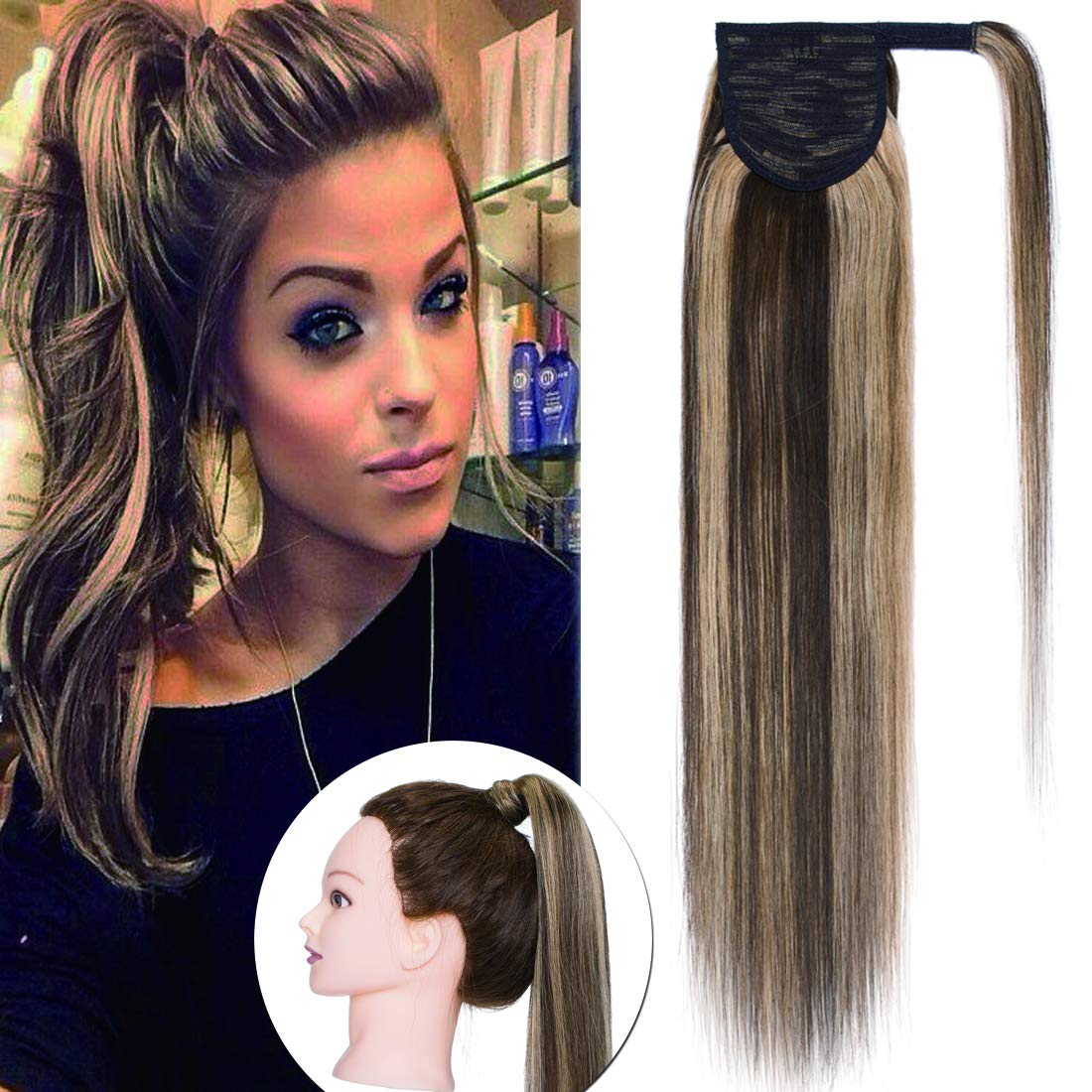 SEGO Ponytail Extension Human Hair Pony Tails Hair