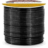 Mandala Crafts 18 Gauge Anodized Aluminum Craft Wire for Jewelry Making - 100 FT Colored Flexible Black Wire - Bendable for Bonsai Armature Crafting Sculpting
