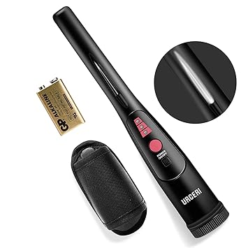 URCERI GC-2007 - Detector de metales con linterna LED, color negro: Amazon.es: Jardín