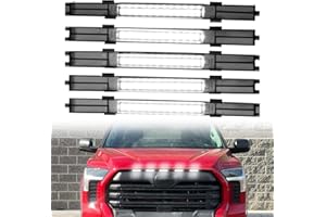 SDTSSYVE Led Grille Grill Lights for Toyota Tundra Limited SR SR5 2022 2023 2024 Front Grille rapt0r Lights For 22 23 24 Tundra accessories (White Led)