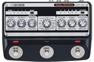 BOSS DM-101 Delay Machine | Ultimate Analog Delay Pedal with Advanced Technology | Warm, Saturated & Highly Musical Tone | 12 Unique Modes | Stereo Operation | 127 User Memories | MIDI I/O