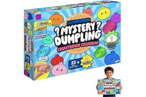 Dumpling Squishy 2026 Squishy Dumpling Mystery Advent Countdown Calendar Dumpling Squishies Mystery Box with 24 PCS Random Su
