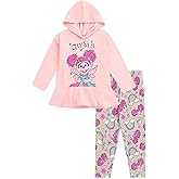 Sesame Street Rainbow Fleece Hoodie and Leggings Outfit Set Infant to Toddler