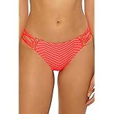 BECCA Women's Connect Hipster Bikini Bottom, Cheeky Coverage, Swimwear Separates
