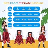MELAND Girls Pirate Costume Light Up Dress Set 3-10 Years view 6