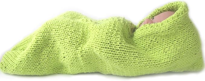 green swaddle blanket