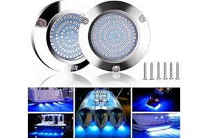 90led boat marine led underwater lights,Stainless Steel IP68 Waterproof Surface Mount, for Stern Interior Navigation Deck Cou