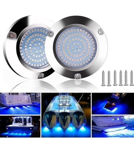 Pactrade Marine Underwaterライト超明るいLEDステンレススチールサーフェスマウント、ホワイト 中古】Pactrade Marine Underwaterライト超明るいLEDステンレス