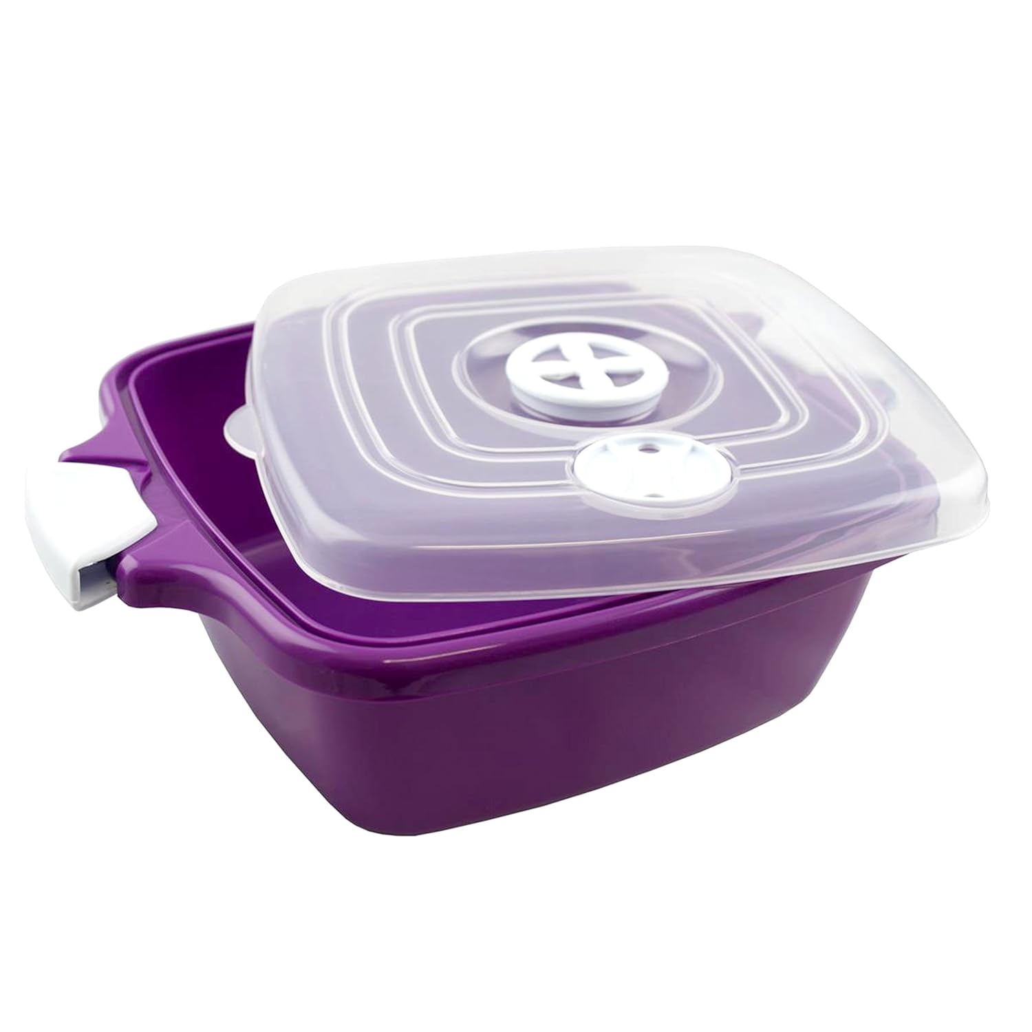 Lantelme Microondas Bol (1,8 L Plástico Color Violeta ...