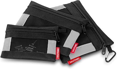 HAUTMEC 3 Piece Small Tool Pouch Set, 9x6.6, 8x6, 6.3x4.5 Inches
