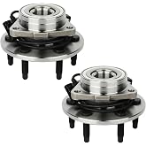 ECCPP 2-Piece 515036 Wheel Hub Bearing for Chevrolet Tahoe 2000-2006 | for GMC Yukon 2000-2006 6 lugs w/ABS Sensor Pre-Greased Sealed
