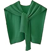 Zontroldy Women's Fashion Sweater Knitted Knotted Shawl Wraps Cape Tops Blouses