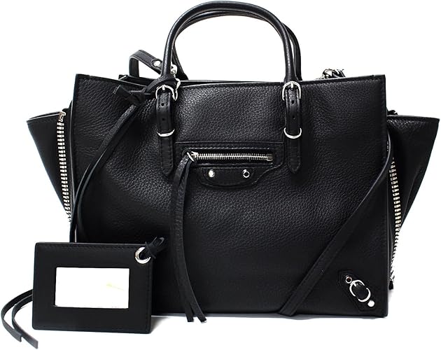 Amazon バレンシアガ Balenciaga Paper Zip Around A6 ペーパーa6 2wayバッグ Black Dlq0n 1000 並行輸入品 ハンドバッグ