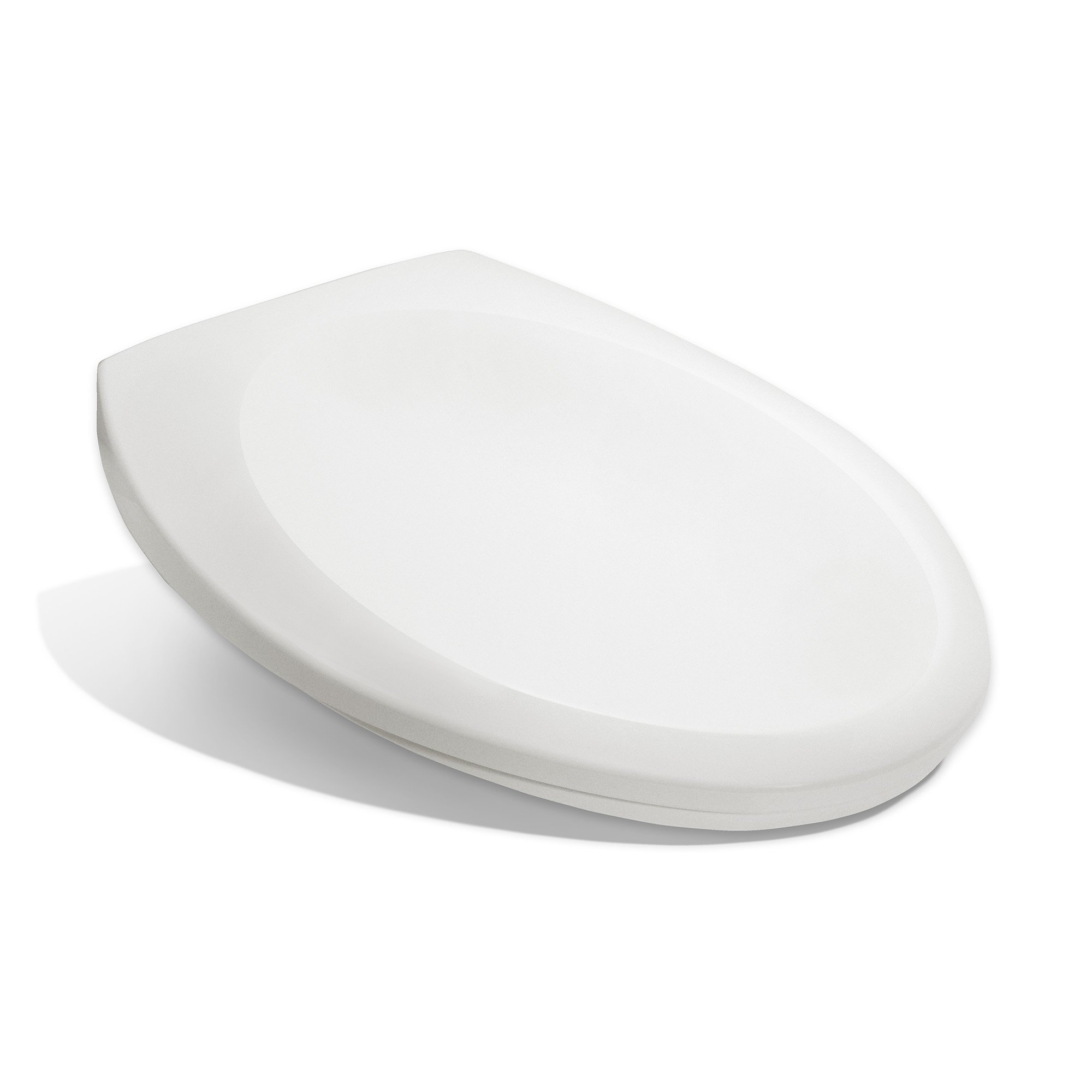 Bath Royale Premium Elongated Toilet Seat with Cover, White, SlowClose