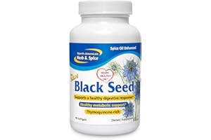 NORTH AMERICAN HERB & SPICE Black Seed Oil 1000 mg - 90 Count - Liver, Gallbladder & Intestinal Function - Heart & Digestive Health - Black Seed Oil, Oregano Oil, Fennel - Non-GMO - 45 Servings