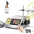 Moonshan Liquid Filling Machine 22 oz/min Peristaltic Pump Bottle Filling Machine Automatic Bottle Filler Machine Digital Control for Wine Cosmetic Oil Beverage Lotion Essential Oil (Double Nozzle)