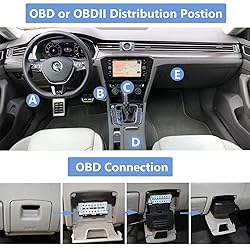 OBD Power Cable Kit Dash Camera USB to Type C
