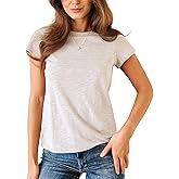 Stelle Womens Modal Soft Crewneck Short Sleeve T Shirts Summer Casual Basic Tops Tees