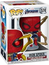Funko Pop Marvel Endgame Iron Spider with Nano Gauntlet Figure view 1