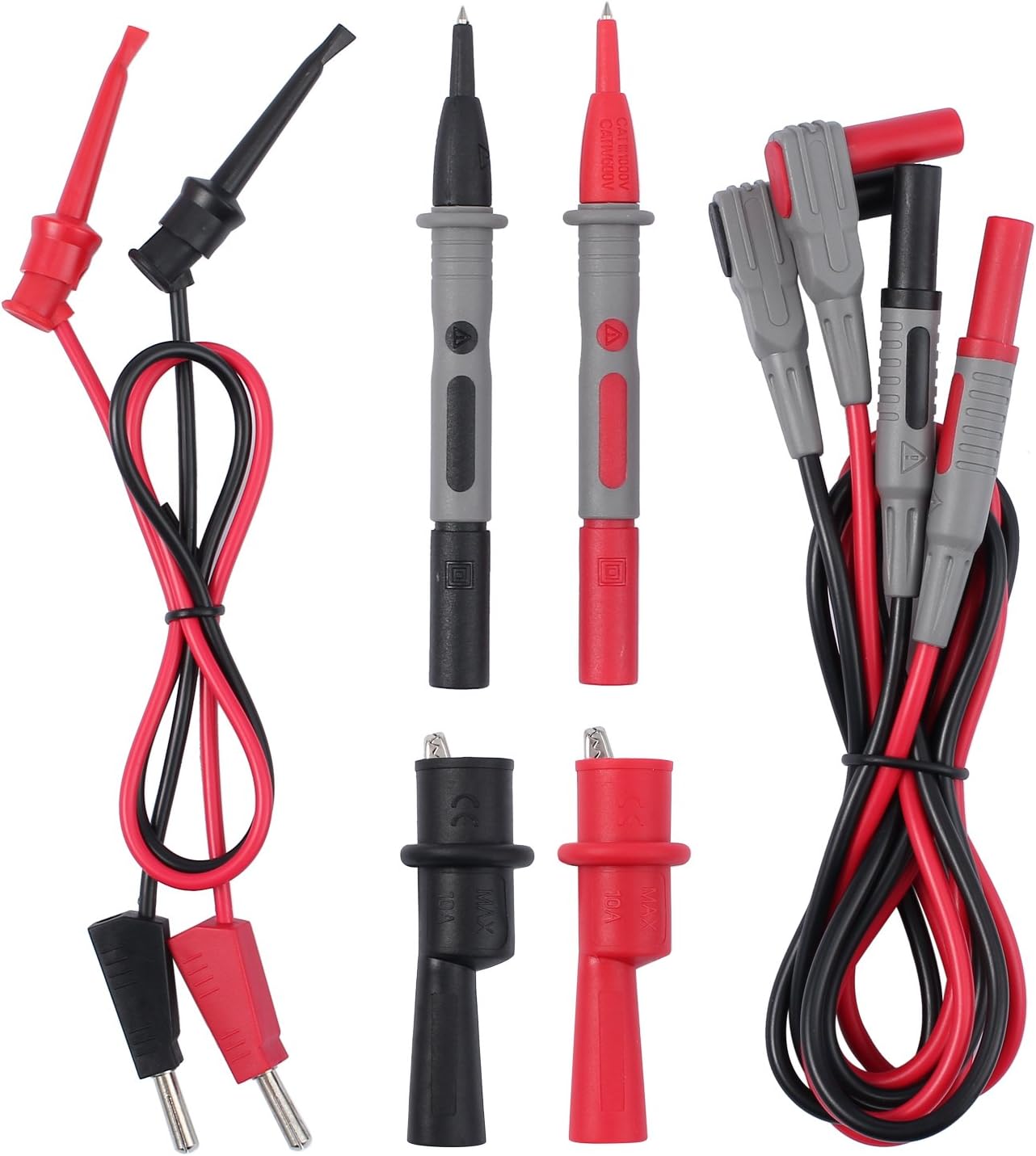 Multimeter Test Leads Kit with Alligator Cips Multimeter Probes