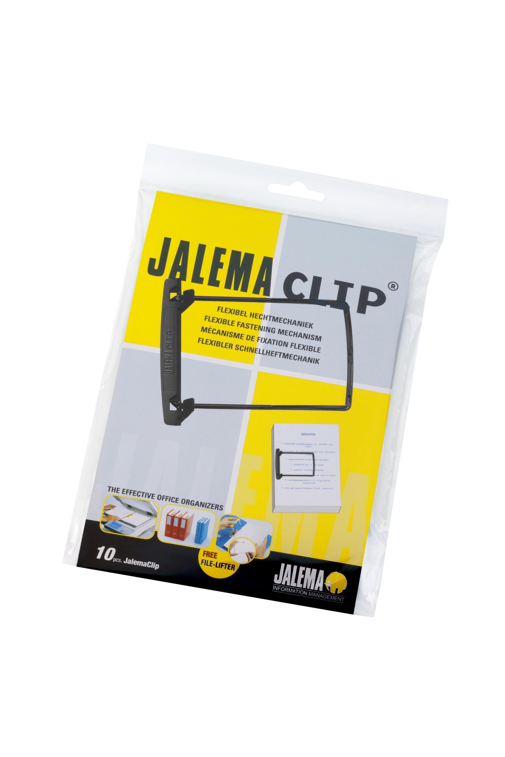 Jalema 5710246 Filing Clip Pack of 10 Black