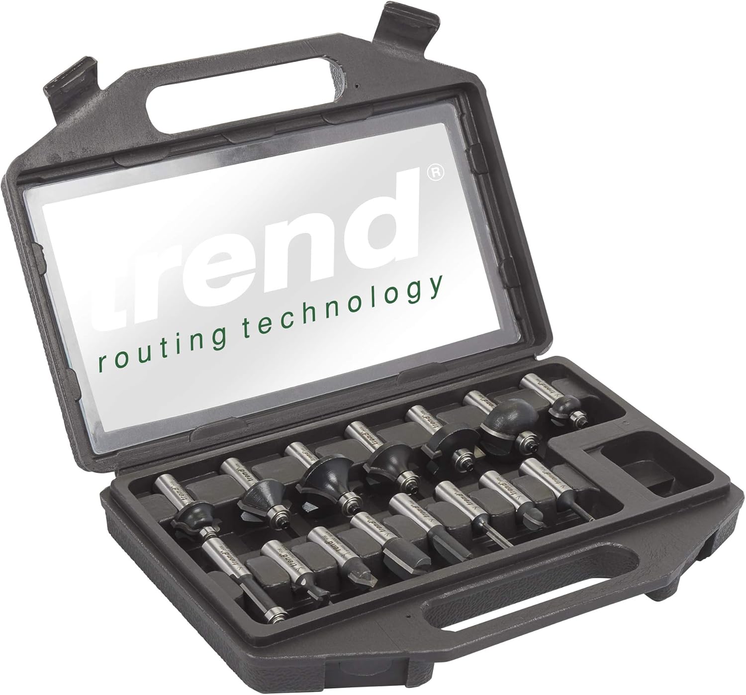 Trend 15 Piece Router Cutter Starter Set, 1/2 Inch Shank, Tungsten Carbide Tipped, Storage Case Included, SET/SS9X1/2TC - Image 3