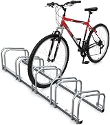 VOUNOT 4 Bike Stand Floor or Wall Mounted Bike Rack Garage Storage