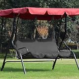 Socobeta Black Swing Seat Cushion Cover - Waterproof & Durable view 8