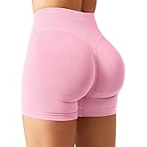 YEOREO SoftHue Women Workout Gym Impact Shorts Hidden Scrunch Butt Lifting 2.5"/3.6"/4.5"/6" Seamless Shorts