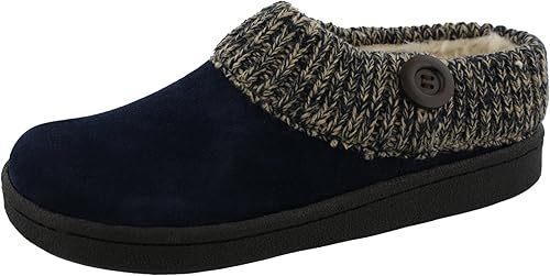 clarks knit collar clog