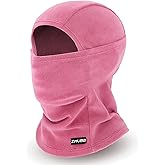 Kids Fleece Balaclava Ski Mask,Face Mask Neck Warmer for Boys Girls,Windproof Face Cover for Cold Weather Skiing Cycling