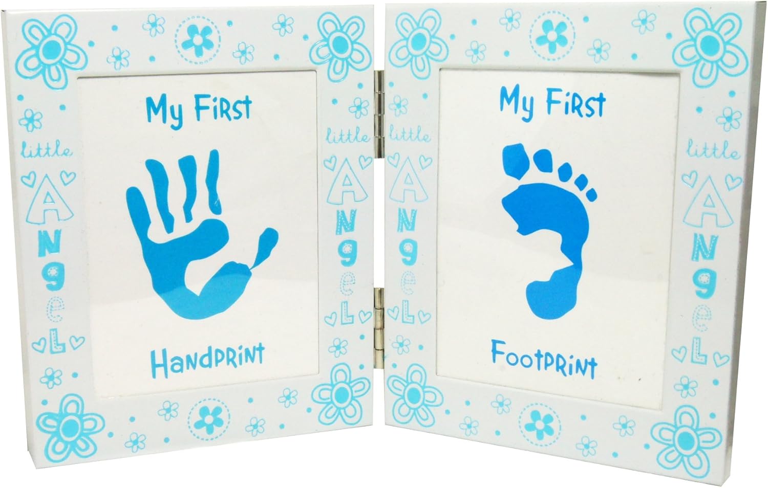 Ensemble Cadeau De 5 Pieces Souvenirs Premier Cadre Photo Souvenir Unisexe Pour Bebe Garcon Et Fille Cadre Photo Et Kit Dempreintes De Mains Et Kit Avec Boite Pour Premiere Meche Et Premiere