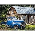 Paint by Numbers, Paint by Numbers for Adults Kids Beginner, Adult Paint by Number Kits DIY Truck House Oil Painting 12X16 Inch
