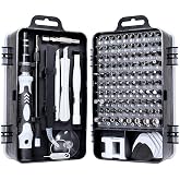 Yasoca Precision Screwdriver Set 115 in 1 Repair Tools Kit with Magnetic Driver Kit,Electronics Precision Screwdriver Set with Portable Bag for Repair Computer, Cell Phone, PC, iPhone,Tablets