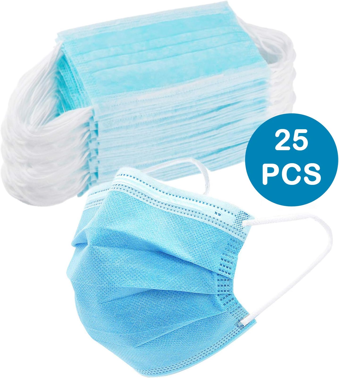 Active Club 3-Ply Protection Disposable Cover Face - Anti dust Ship from USA