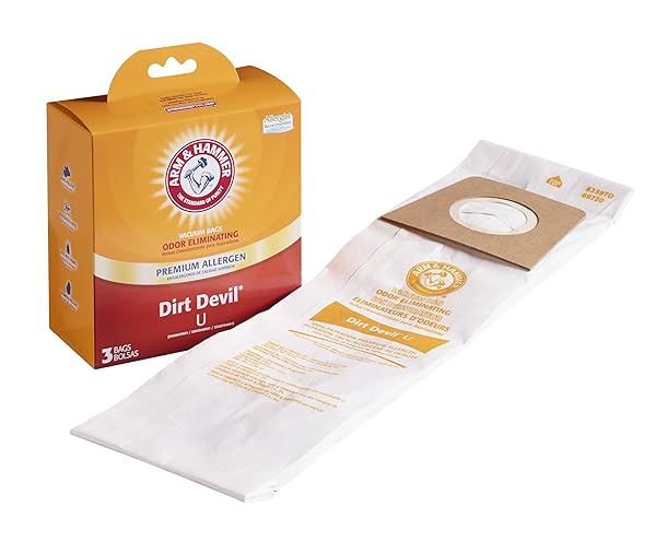 ARM & HAMMER (ARMCW) DIRT DEVIL STYLE U PREMIUM ALLERGEN PKG BAG