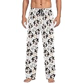 JHKKU Men's Pajama Pants Soft Comfy Sleep Lounge Pants Pjs Bottoms with Pockets