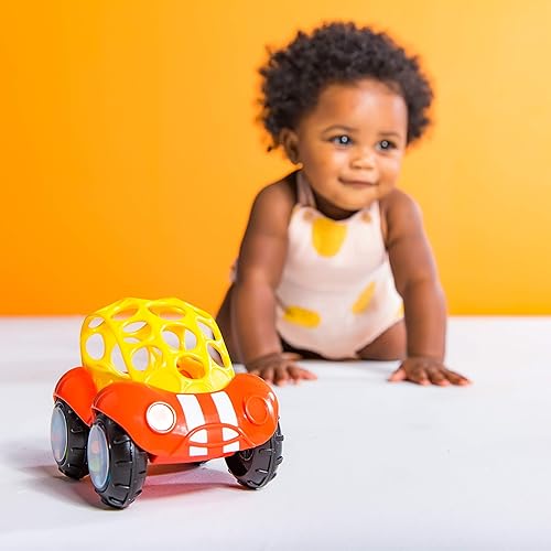 Bright Starts Oball Easy Grasp Rattle Roll Buggie BPA-Free Push