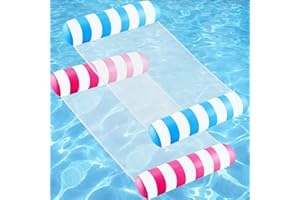 BIUTTIF 3 Pack Water Pool Floats Hammock for Adult, Pool Float Lounger for Swimming Pool, 4 in 1 Floating Rafts(Saddle, Lounge Chair, Floaties Hammock, Drifter)